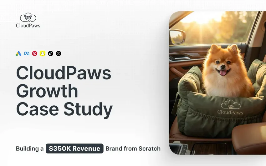 Original CloudPaws growth case-study deck